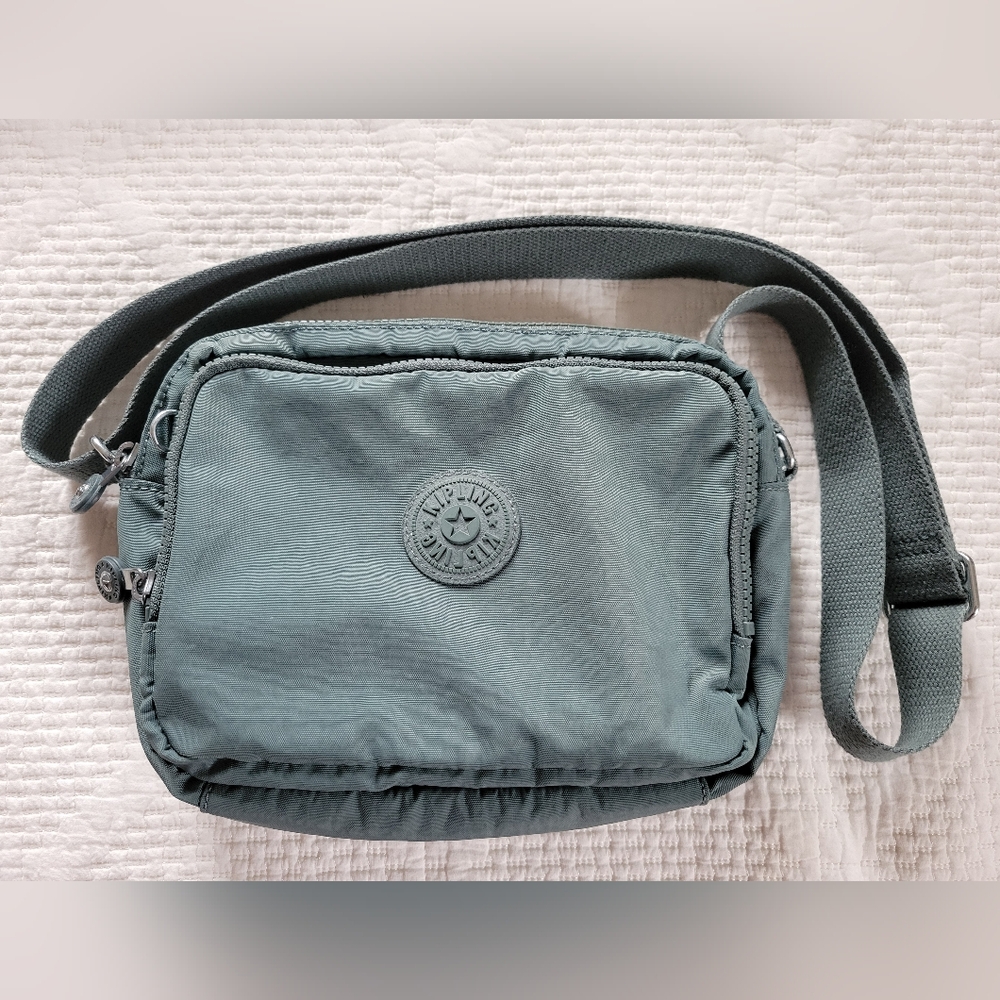 Silen Kipling Crossbody Bag in Aloe Tonal Teal